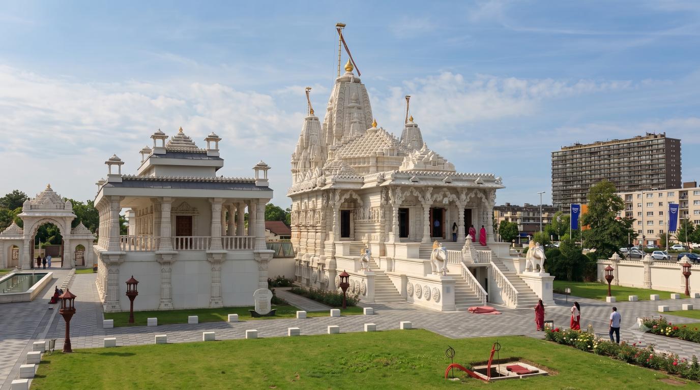 Traditional Temple Pillar Architecture